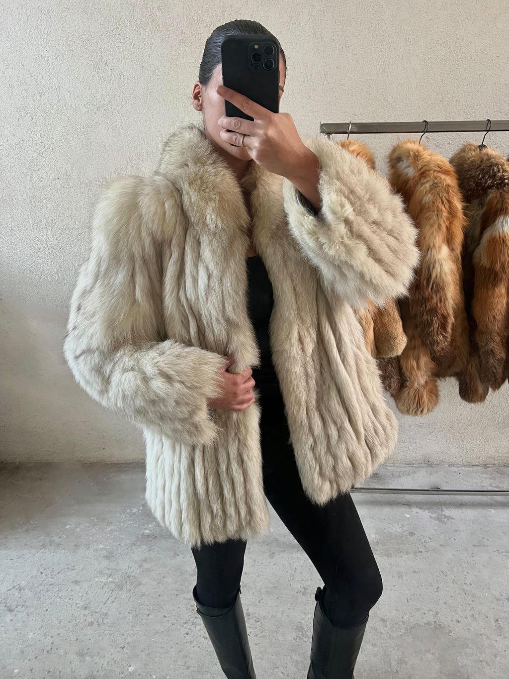 FOURRURE RENARD BLANC