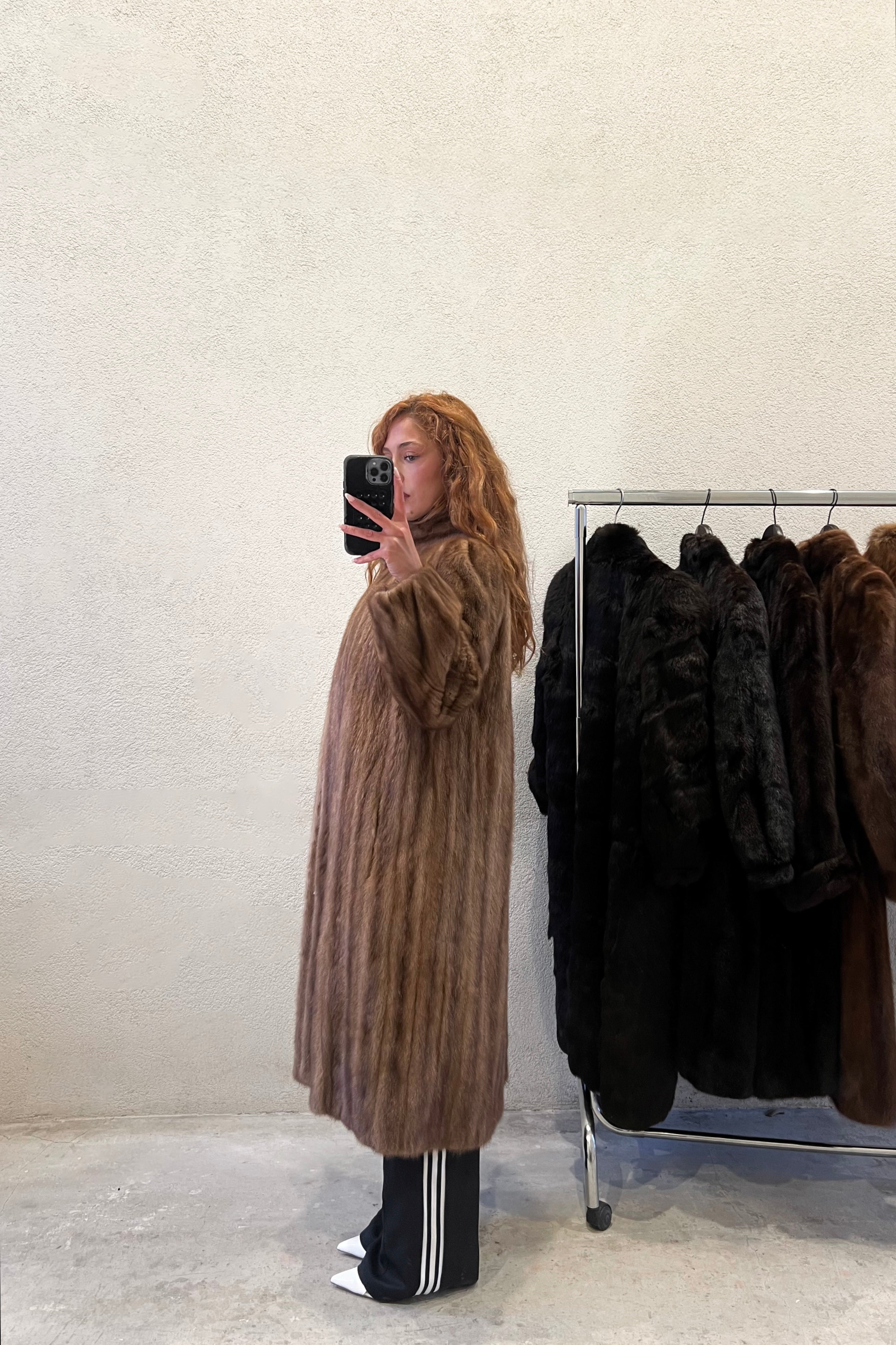 FOURRURE VISON BEIGE CLAIR