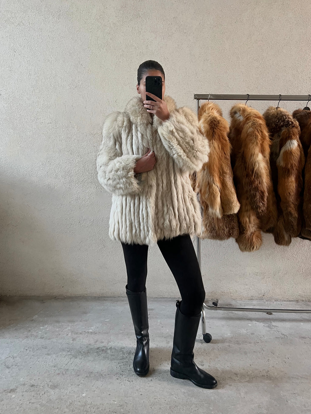 FOURRURE RENARD BLANC